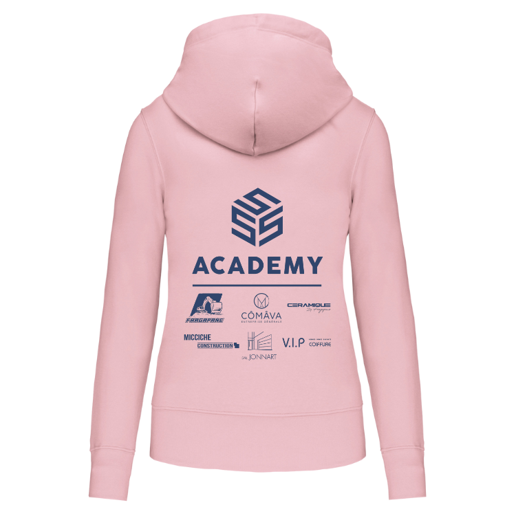 Pull à Capuche Rose S'Cube - Femme / Homme / Enfants